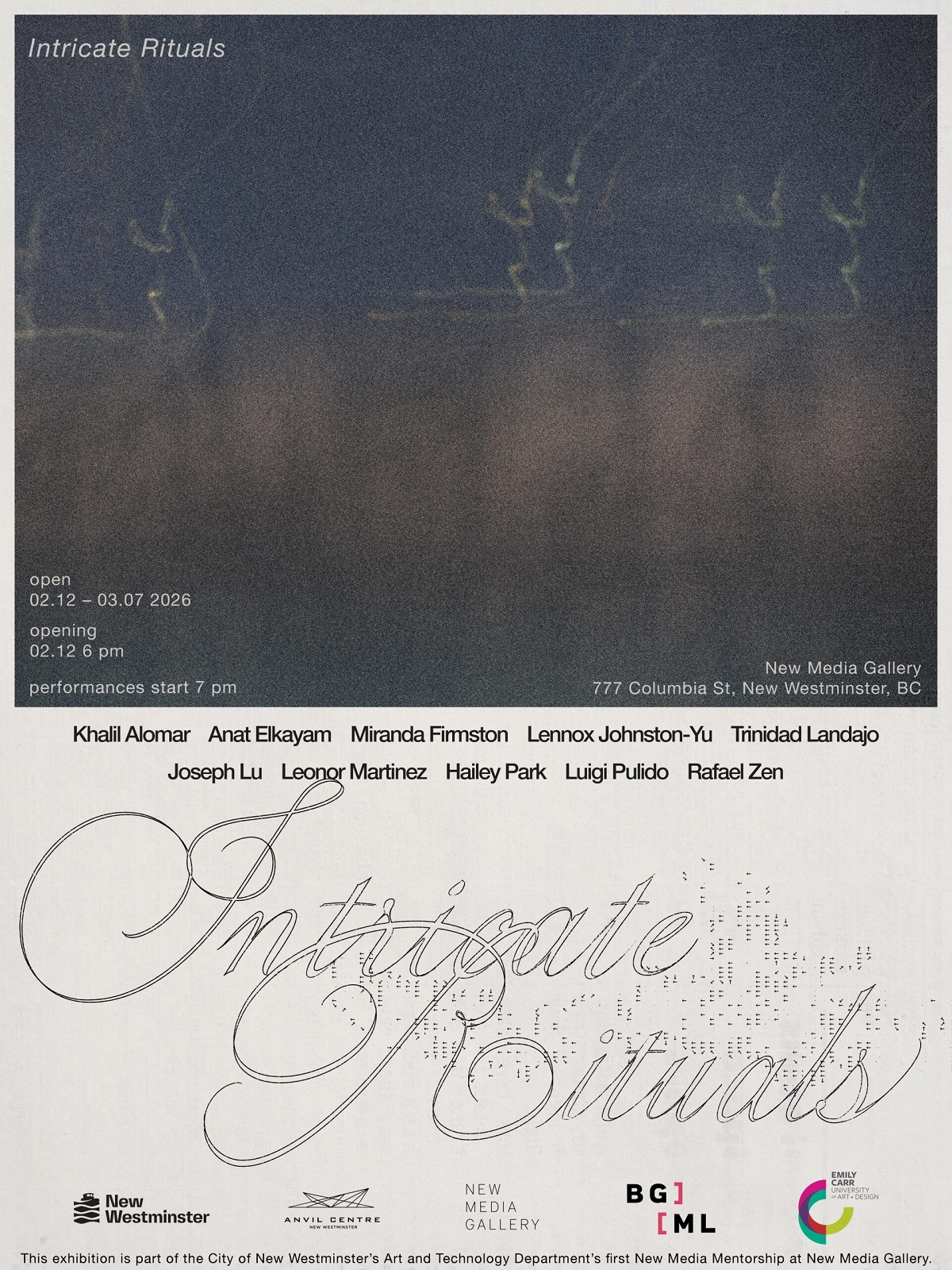 Intricate Rituals Exhibition Poster